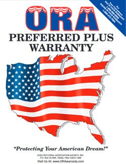 Home Warranty Plans - Review The ORA Preferred Plus Home Warranty Sample Contract. For Home Warranty Plans Call ORA Home Warranty Today 1-800-472-7004. 